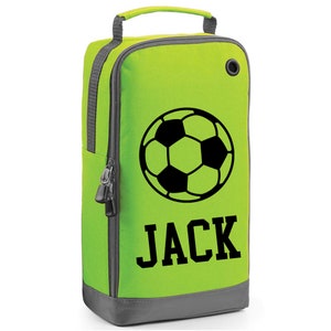 Personalised Football Boot Bag with Name & Design Football Bag Gift for Kids Him or Her Football Boot Gym Kit Custom Football Boot Bag Football