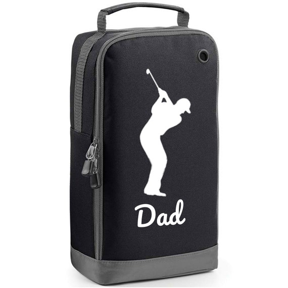 DAD or GRANDAD Golf Towel or Shoe Bag or Set of Both Black Golfing Shoe Bag and Towel Personalised Golfer Gift for Fathers Day Birthday Etsy