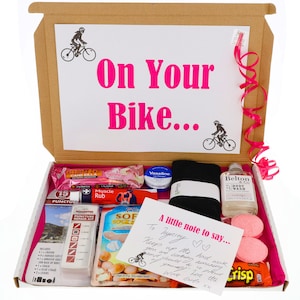 Cycling Lover Cycle Pamper Gift Box | Bike Accessories Kit | Fitness & Cyclist | Muscle Repair Relax and Refresh | Post Sport Box | Dad Gift