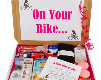 Cycling Lover Cycle Pamper Gift Box | Bike Accessories Kit | Fitness & Cyclist | Muscle Repair Relax and Refresh | Post Sport Box | Dad Gift