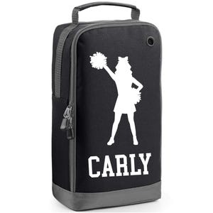 Sac pour bottes personnalisé avec nom et design | Sac à chaussures de danse de ballet de pom-pom girl Cadeau personnalisé pour les enfants (lui ou elle) | Kit de démarrage de gymnastique | Sac de sport
