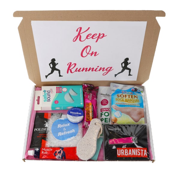 Runners Pack Exercise Gift Idea | Gym Running Motivational Starter Pack | Marathon Training | Gym Workout | Sports Fan | Foot Pamper