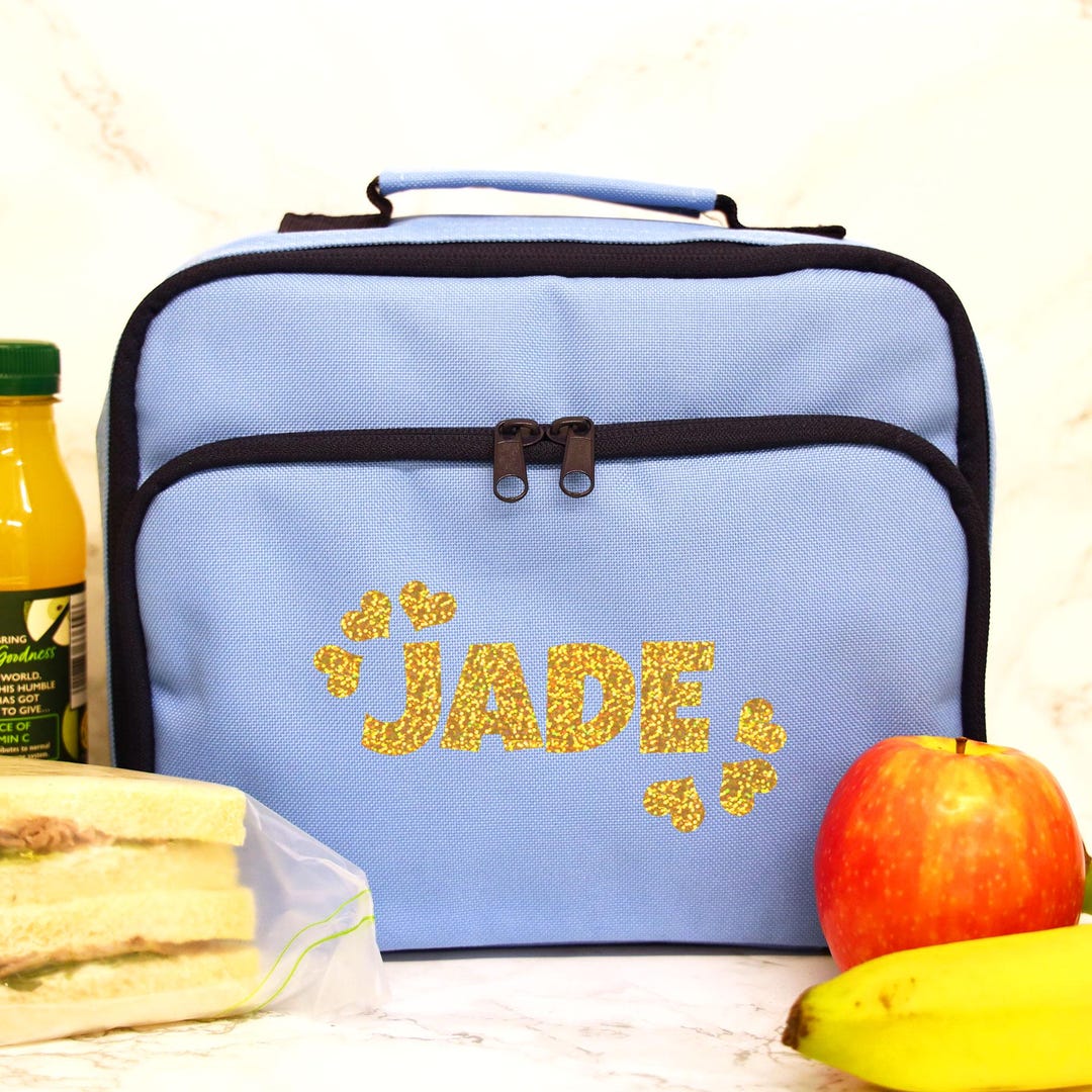 Personalised Lunch Box Bag With Name for Boys and Girls - Personalised ...