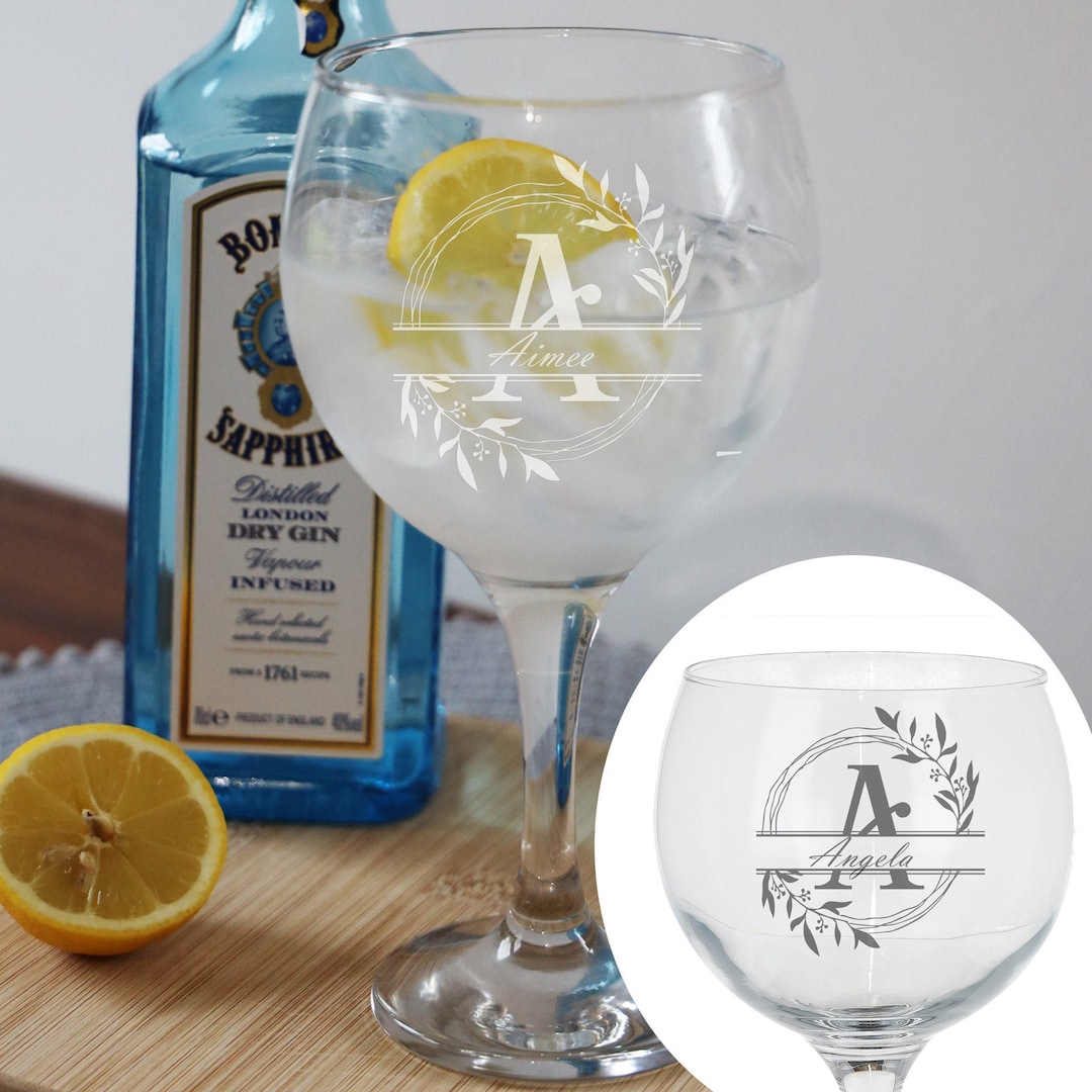 engraved-personalised-gin-glass-monogram-name-initial-split-letter