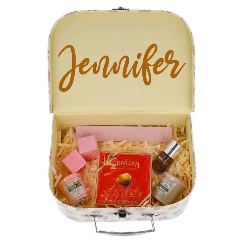 Yankee Candle Gift Set Storage Box Pamper Kit Personalised Etsy UK