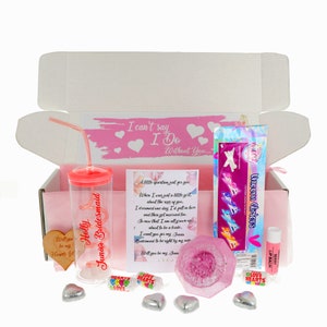Regalo de propuesta de dama de honor personalizada / Caja de regalo de dama de honor / Propuesta de dama de honor junior / Taza con nombre personalizado que cambia de color / Regalo de boda