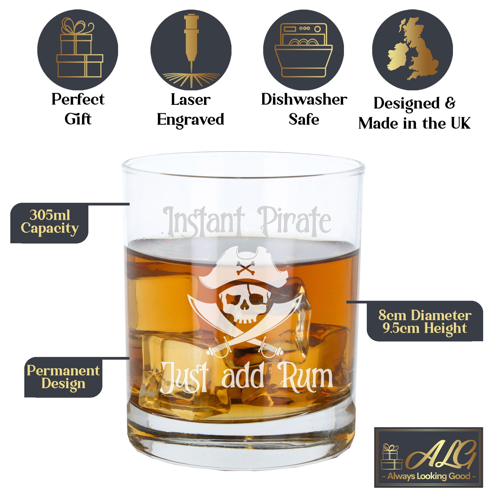 Grandad Glass In Collectable Spirit & Whisky Glasses For Sale | UK - Foto 11