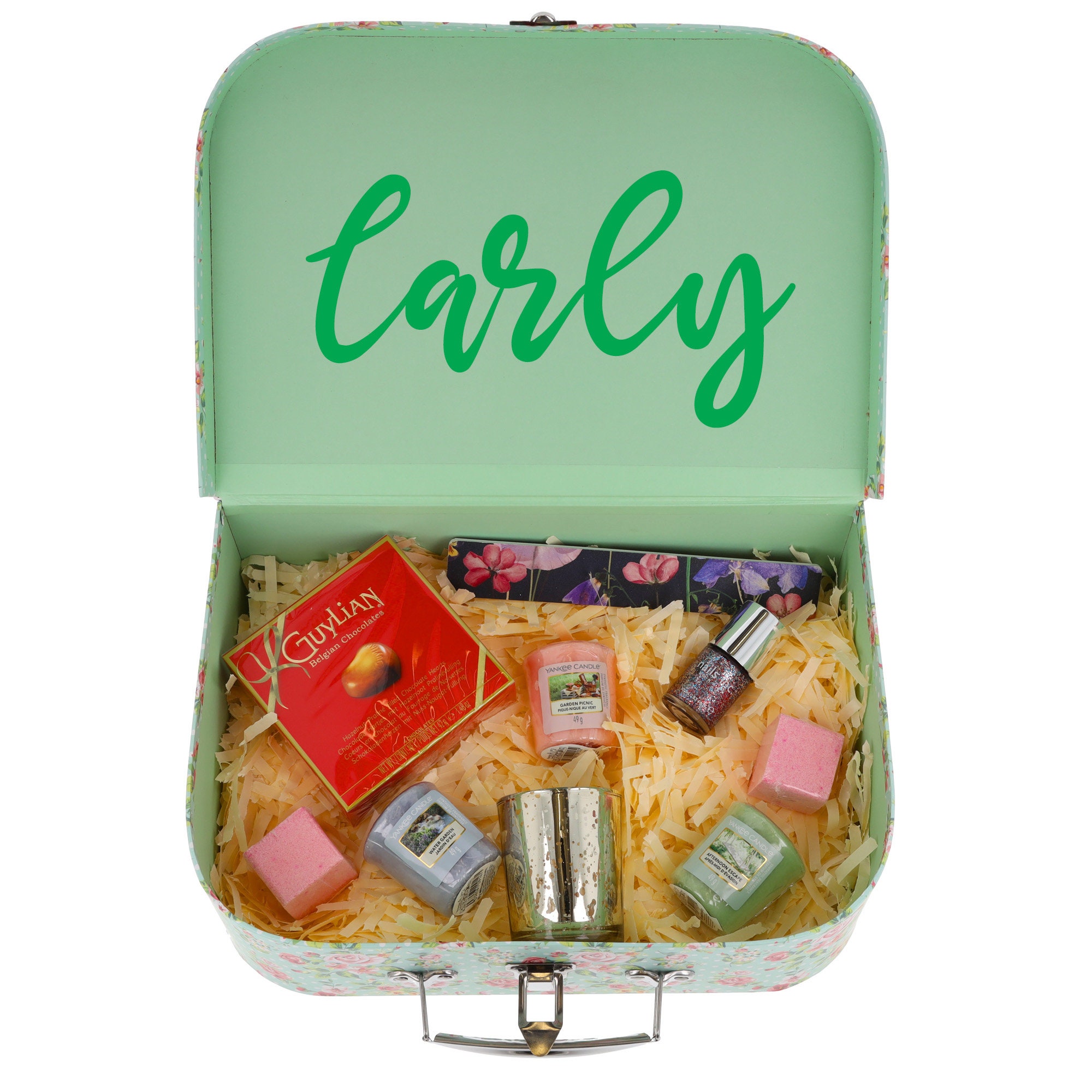 Yankee Candle Gift Set Storage Box Pamper Kit Personalised Etsy UK