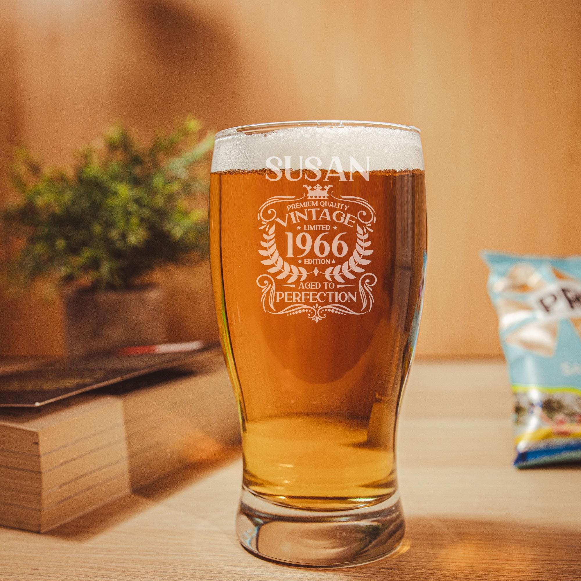 Vintage Beer Glasses - Etsy Canada