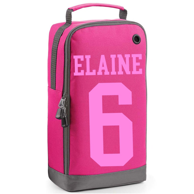 Personalised Football Boot Bag with Name & Design Football Bag Gift for Kids Him or Her Football Boot Gym Kit Custom Football Boot Bag Name and Number