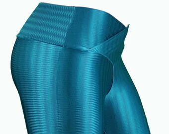 High Waist 3D Compression Brazilian Leggings Pine Green