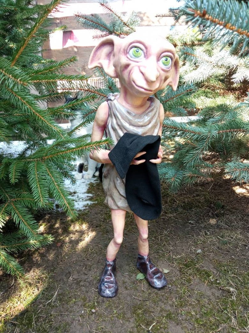 Huge Dobby 10'/20'/full size 3 and a half feet 1.06 m House ELf Figure unique gift image 7