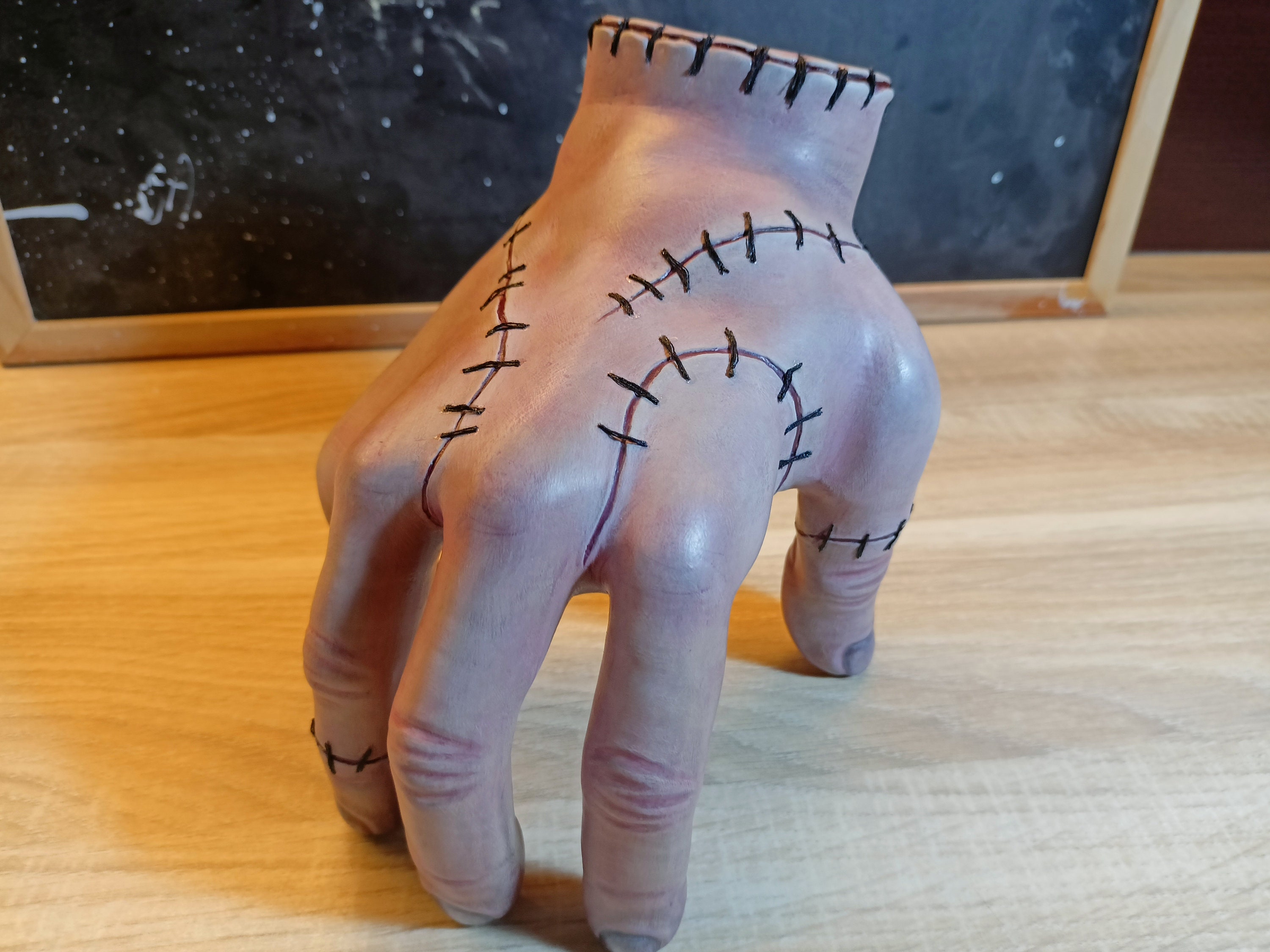 Wednesday Thing Hand From Addams Family Cosplay Latex Figurine Home Decor  Desktop Crafts Halloween Party Costume Prop Toy