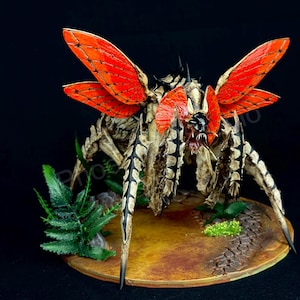 Terminid Stalker Figure – Helldivers II Inspired Collectible, 20 cm Hand Painted Alien Bug Diorama Statue