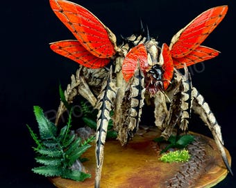Figurine de traqueur Terminide – Objet de collection inspiré de Helldivers II, statue diorama d'insecte extraterrestre peinte à la main de 20 cm