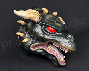Zuul Wall Mounted Head – Ghostbusters Inspired Wall Decor – Hand Painted Monster Trophy – Fantasy Wall Sculpture
