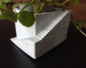 Plant pot, Planter, Flower Pot, Decor, Indoor planter, Figure Succulent Planter, Stairs