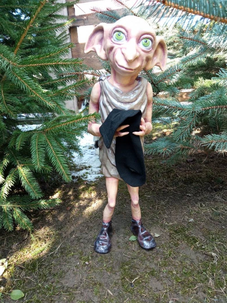 Huge Dobby 10'/20'/full size 3 and a half feet 1.06 m House ELf Figure unique gift image 10