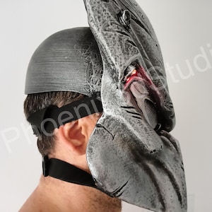 Simplified Predator Biomask | Cosplay | Predator Wolf AVP | Wearable mask Halloween