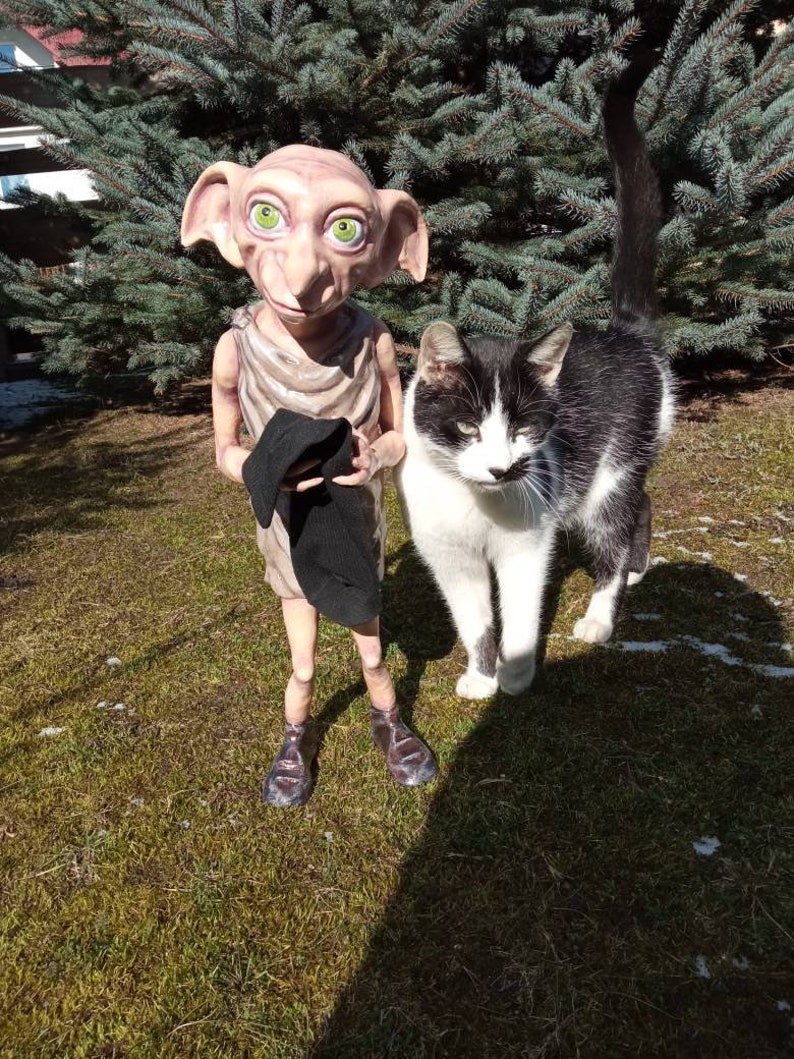 Huge Dobby 10'/20'/full size 3 and a half feet 1.06 m House ELf Figure unique gift image 9