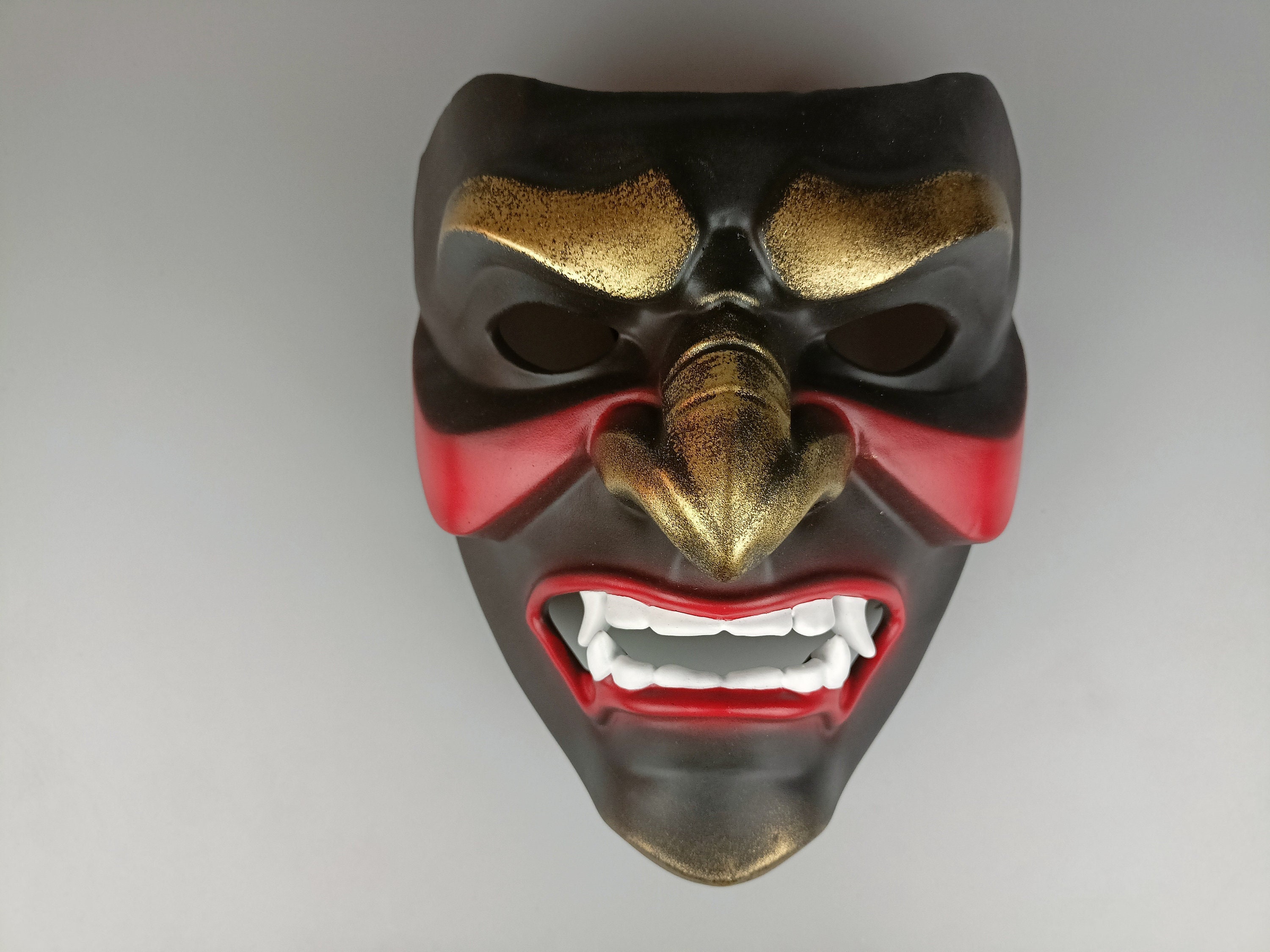 Embrace the Oni: Unleash Your Demonic Charm with our Japanese Mask Cosplay Halloween