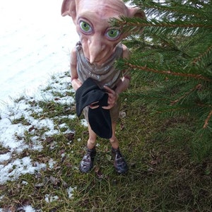 Huge Dobby 10'/20'/full size 3 and a half feet 1.06 m House ELf Figure unique gift image 8