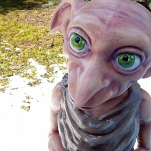 Huge Dobby 10'/20'/full size 3 and a half feet 1.06 m House ELf Figure unique gift image 2