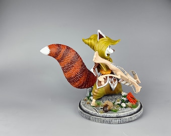 Hoodwink Dota 2 Figurine: Hand-painted Gaming Statue - Etsy