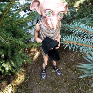 Huge Dobby 10'/20'/full size 3 and a half feet 1.06 m House ELf Figure unique gift image 3