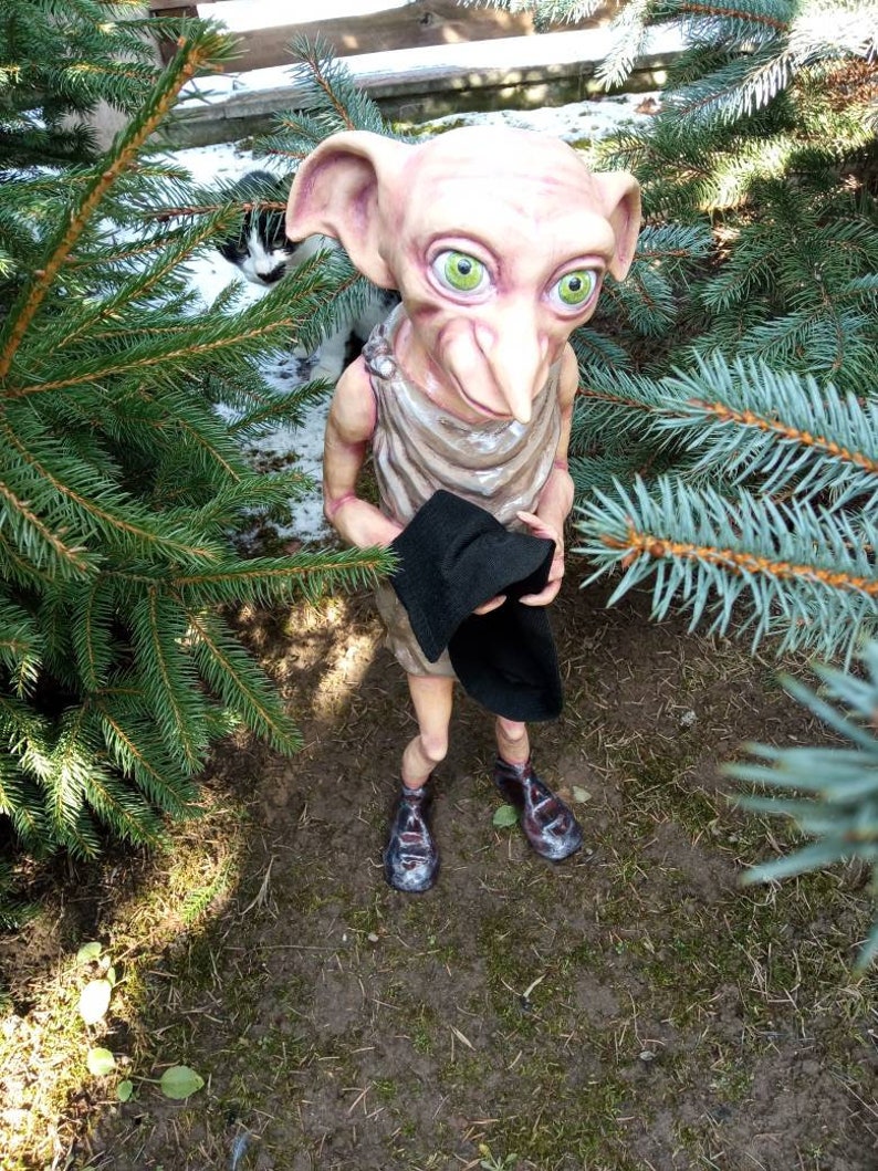 Huge Dobby 10'/20'/full size 3 and a half feet 1.06 m House ELf Figure unique gift image 3