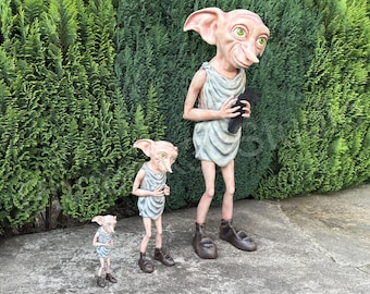 Figura de elfo Dobby coleccionable hecha a mano: regalo mágico de fantasía
