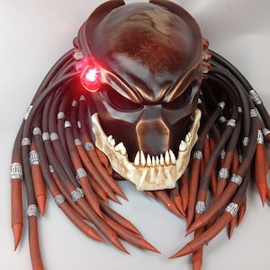 Predador da Selva | Predador | Biomáscara | Cosplay | Predador Berserker | Máscara vestível Halloween