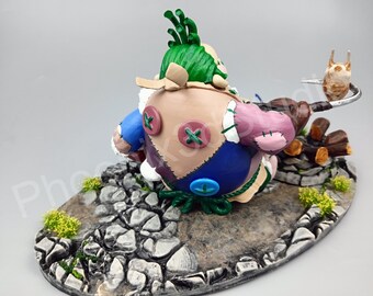 Pudge Toy Butcher Diorama – Dota 2 Collectible With LED Candle – 6