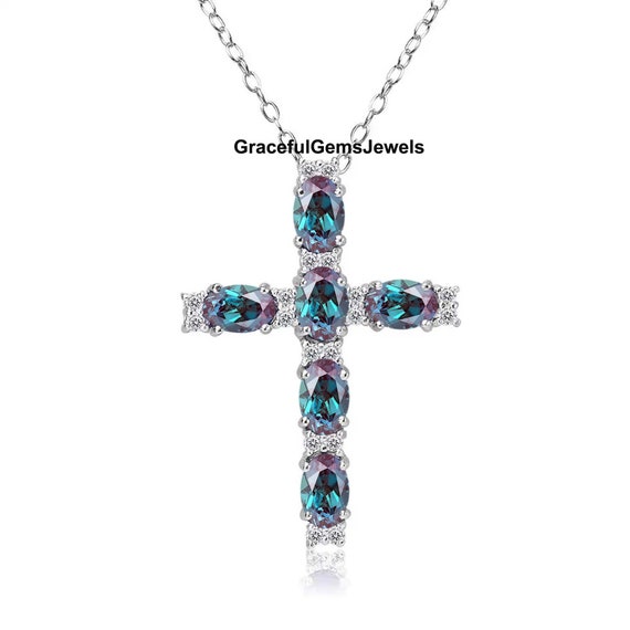 June birthstone cross necklace deals