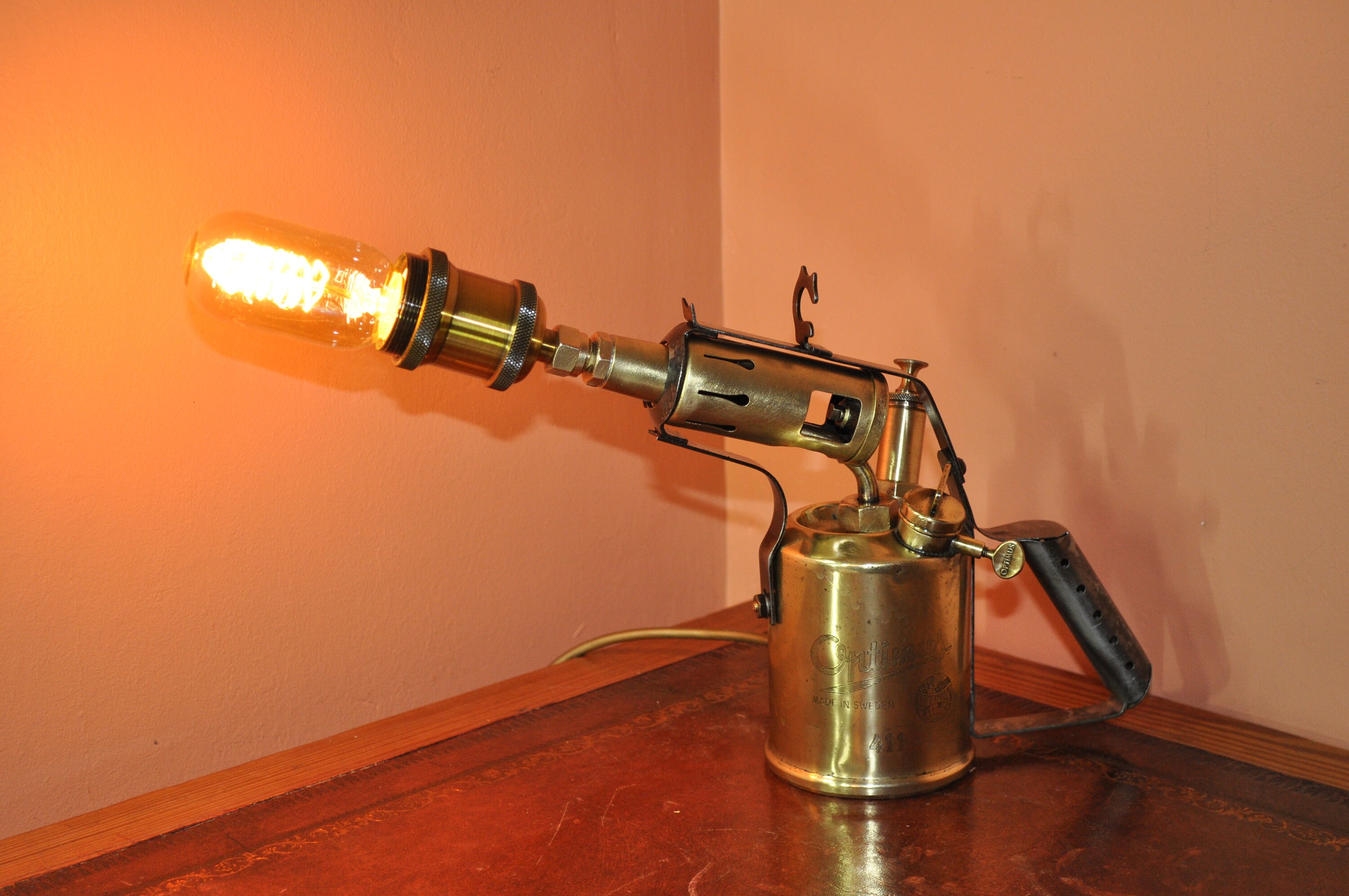 Recycled Swedish Blow Lamp optimus 411 Etsy