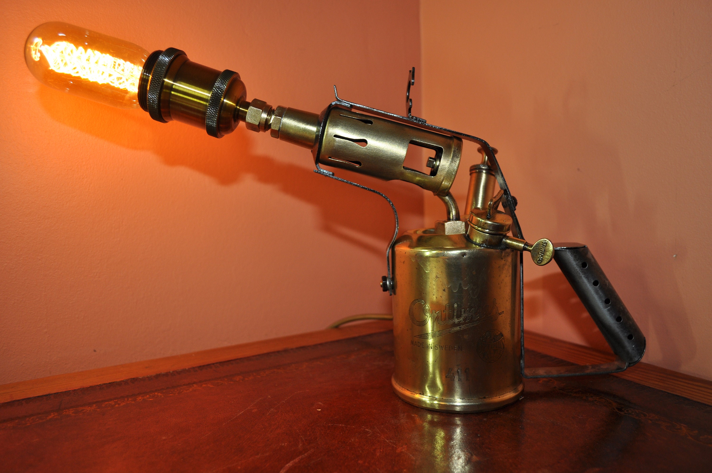 Recycled Swedish Blow Lamp optimus 411 Etsy