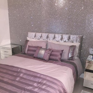 Klare GlitzerGlasurFarbe für Wände Schlafzimmer Möbel decken 2,5l Wannen