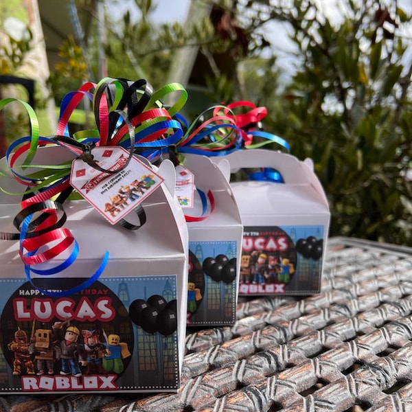 Personalized Blox Boys Party Favors | Customized with Name | Perfect for Blox-Themed Parties