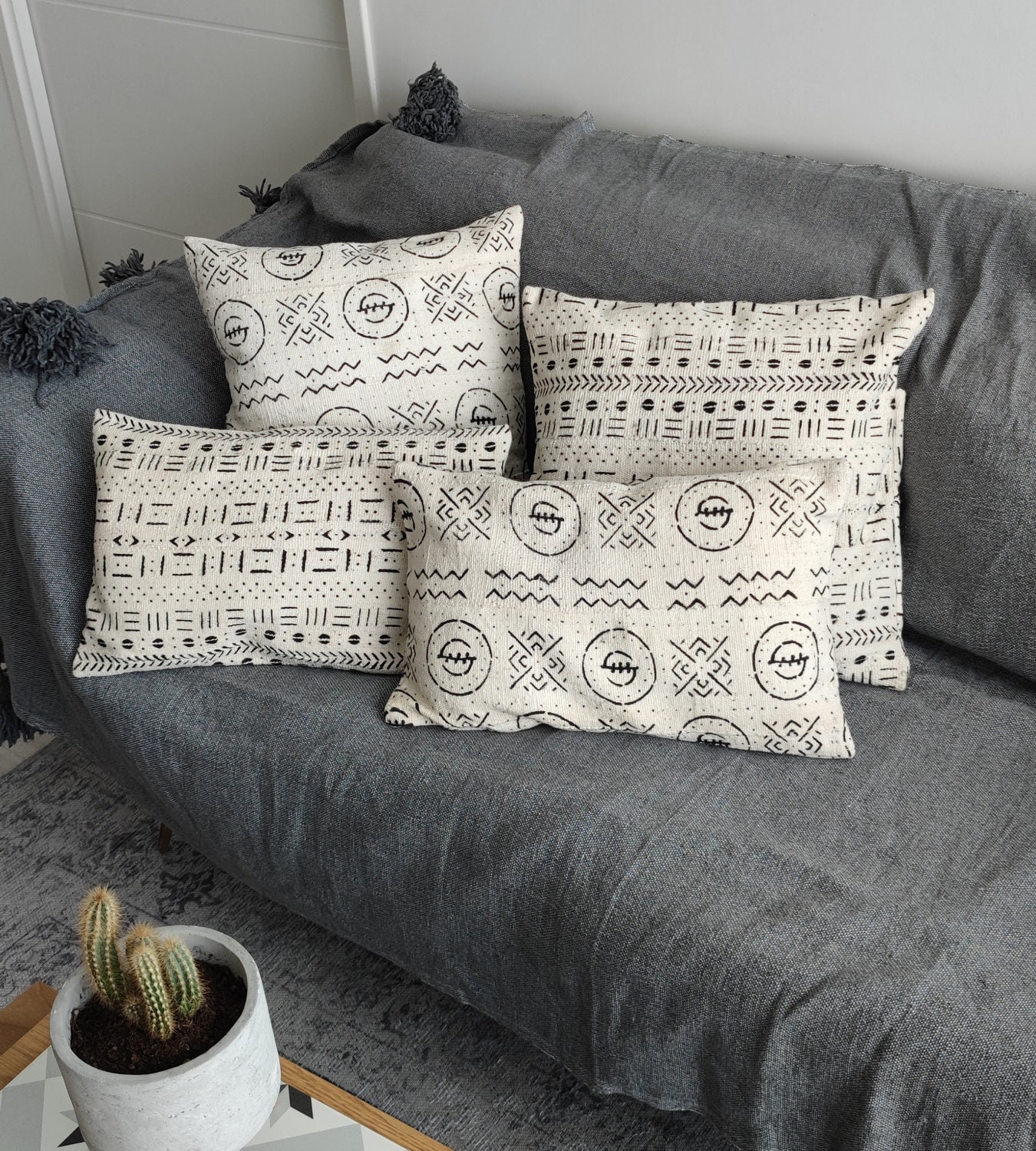 Housse de Coussin Bogolan