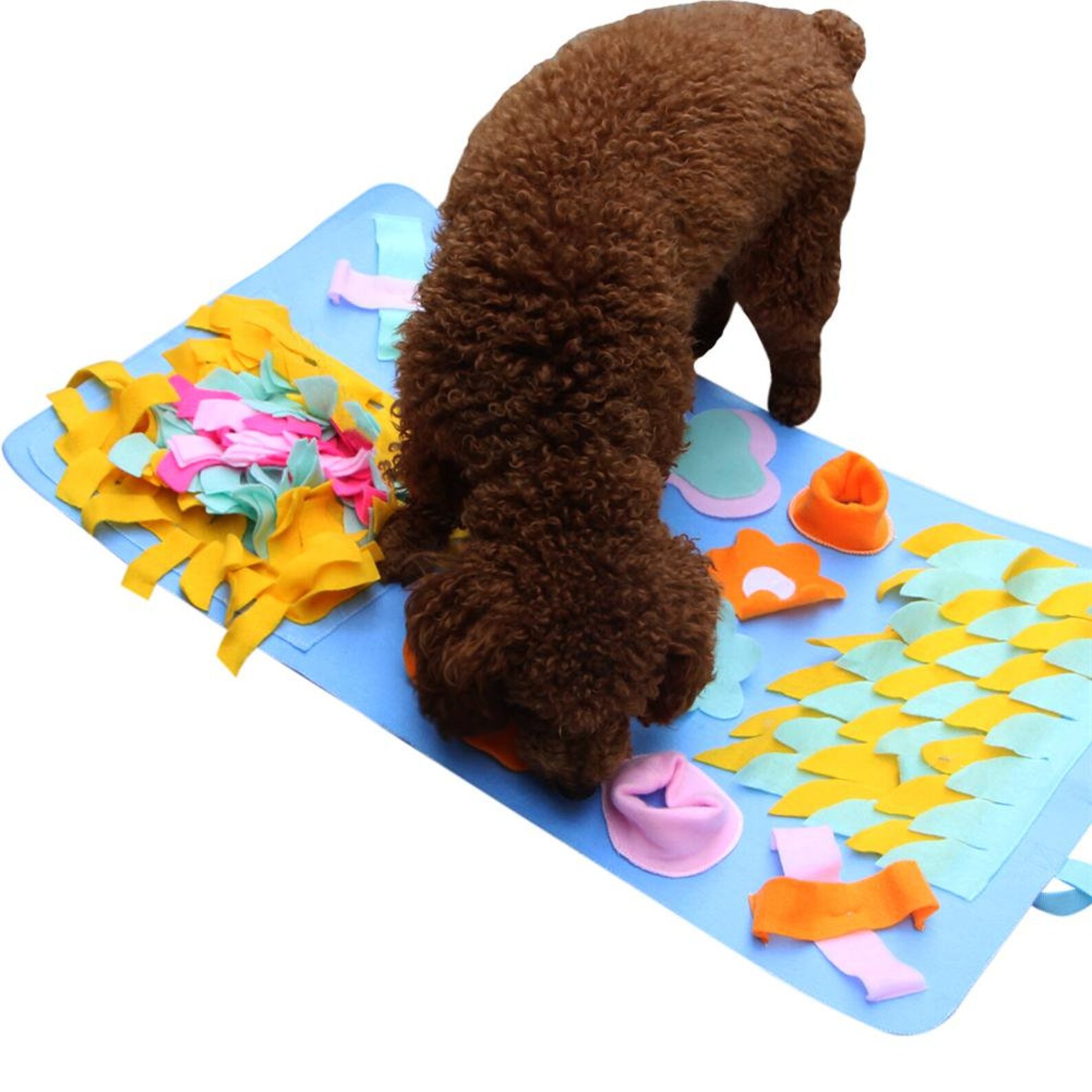Cute Dog Toy Snuffle Mat Sniffing Feeding Mat Washable Pet Etsy