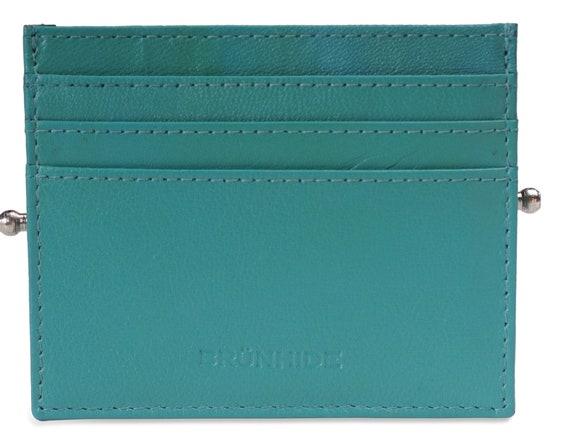 Leather Card Holder Slimline Credit Card Wallet Travelcard