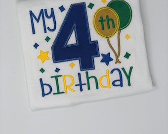Balloon Birthday Shirt
