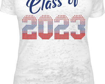 Class of 2023 Rhinestone Shirts