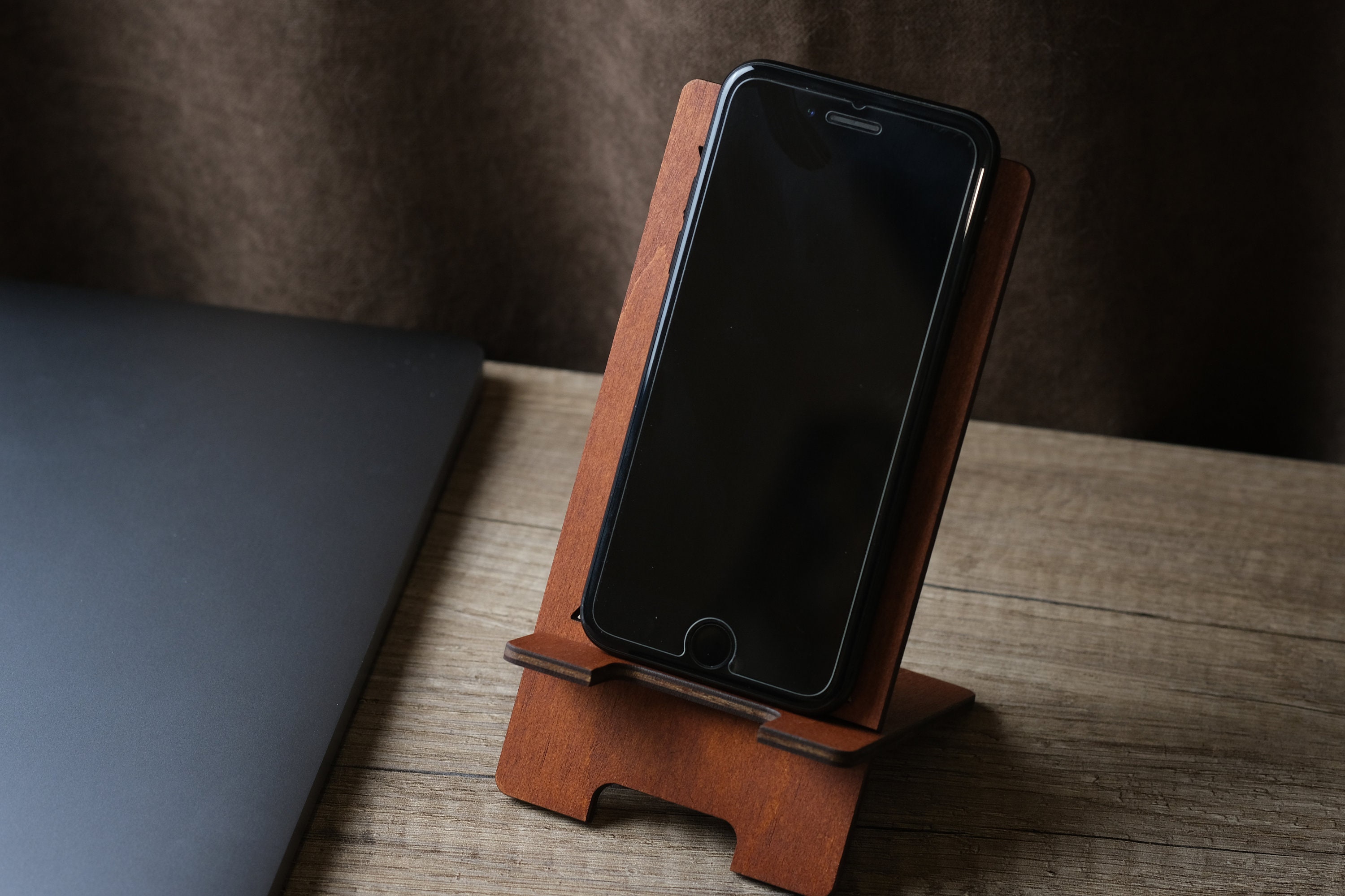 Holz-Telefon-Ständer Telefonhalter einstellbare | Etsy