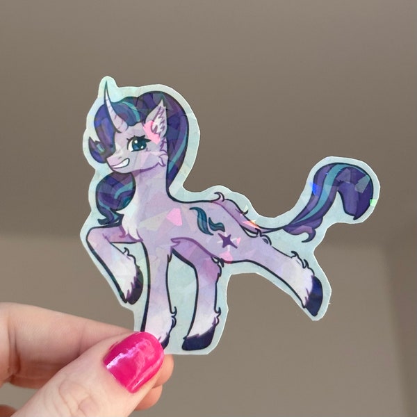 Starlight Glimmer sparkly sticker