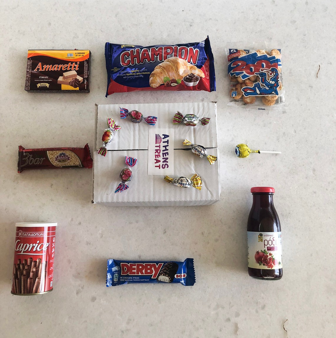 Athens Treat Deluxe Box with Authentic Greek snacks Etsy