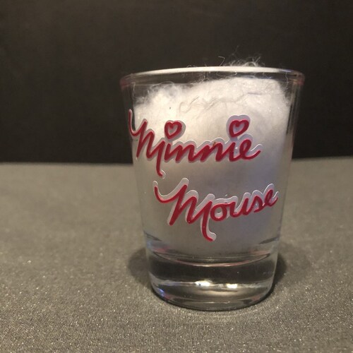 Minnie Mouse Ears Shot Glass Bridesmaids Disney Wedding Etsy