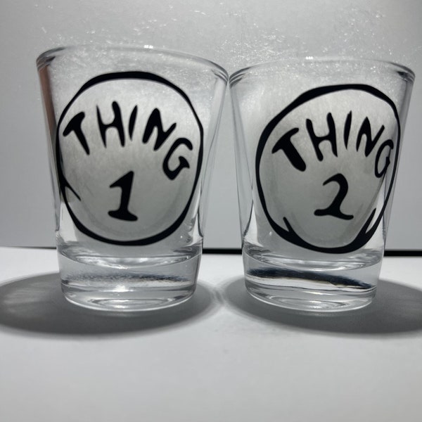 Thing 1/Thing 2 Shot Glass