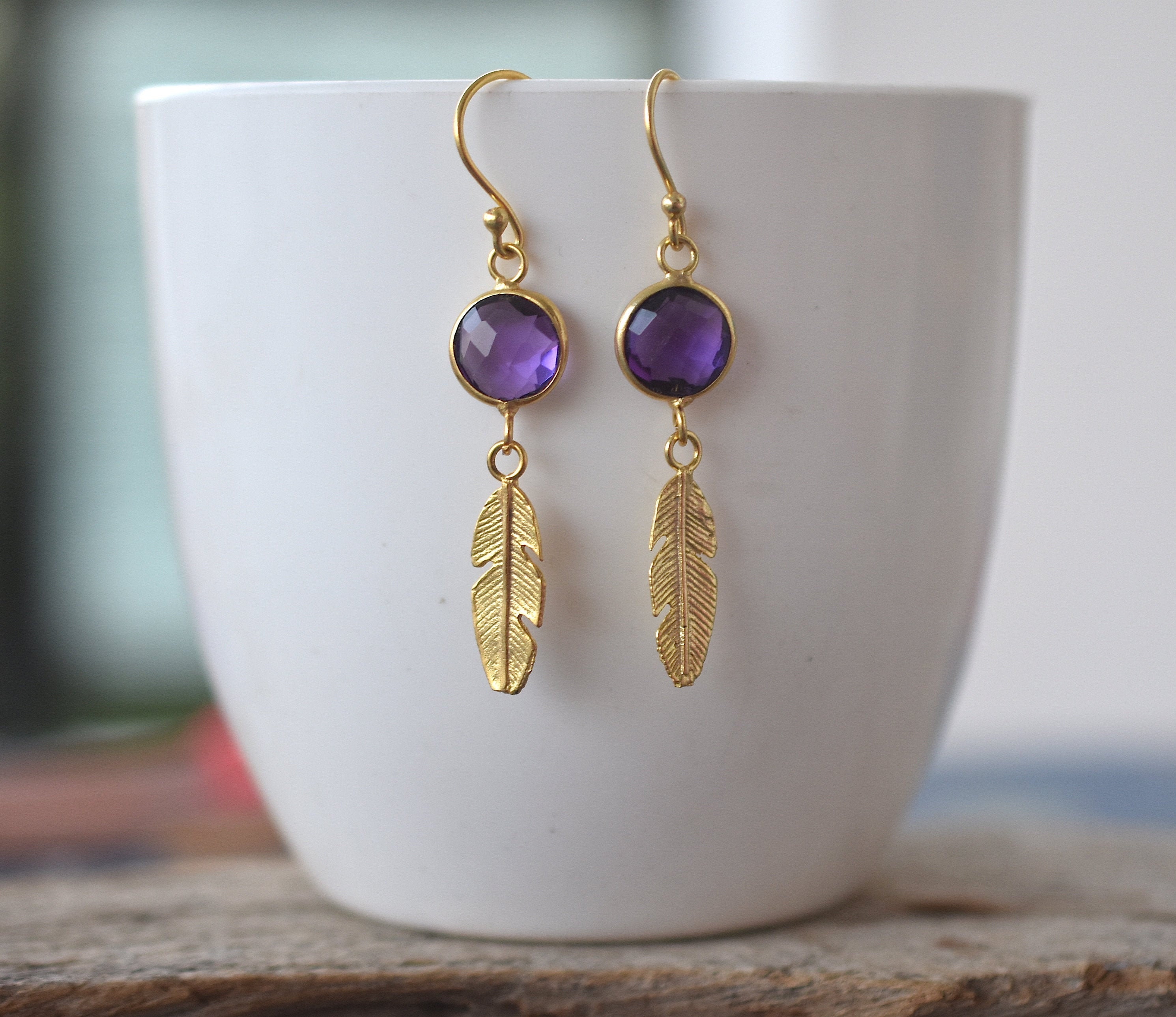 Amethyst Earrings Best Selling Jewelry 