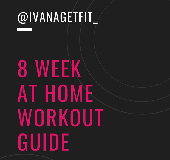 8 Week at Home Workout Guide Etsy